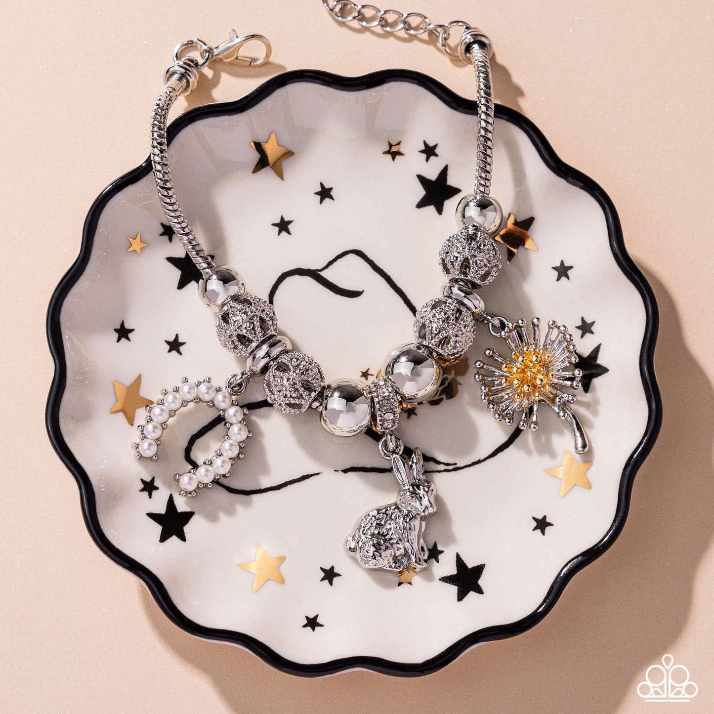 A Finishing Touch Graceful Godsend - White Bracelet