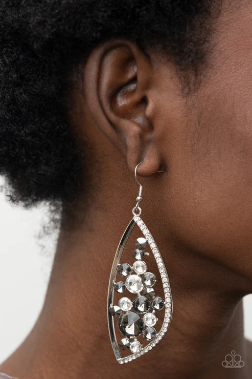 A Finishing Touch Sweetly Effervescent - Silver Earrings