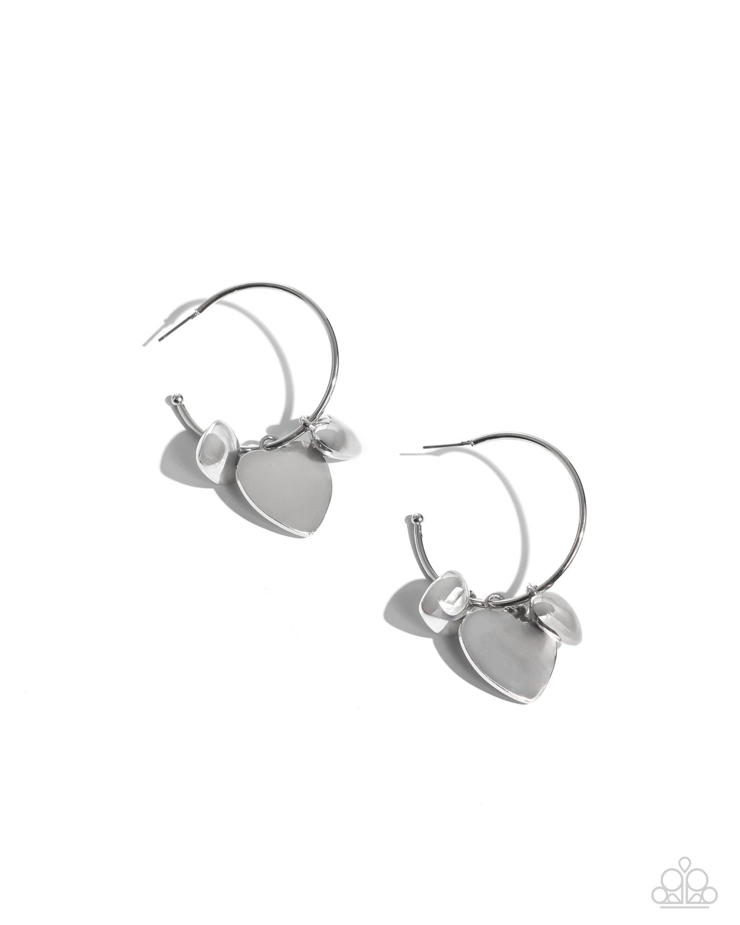 A Finishing Touch Casually Crushing - Silver Earrings