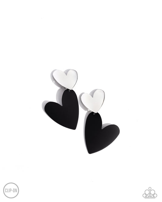 Paparazzi Romantic Occasion - Black Earrings