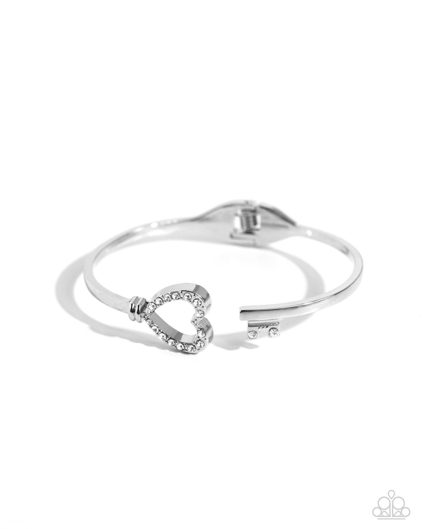 Paparazzi The Key to Romance - Heart Bracelet A Finishing Touch Jewelry