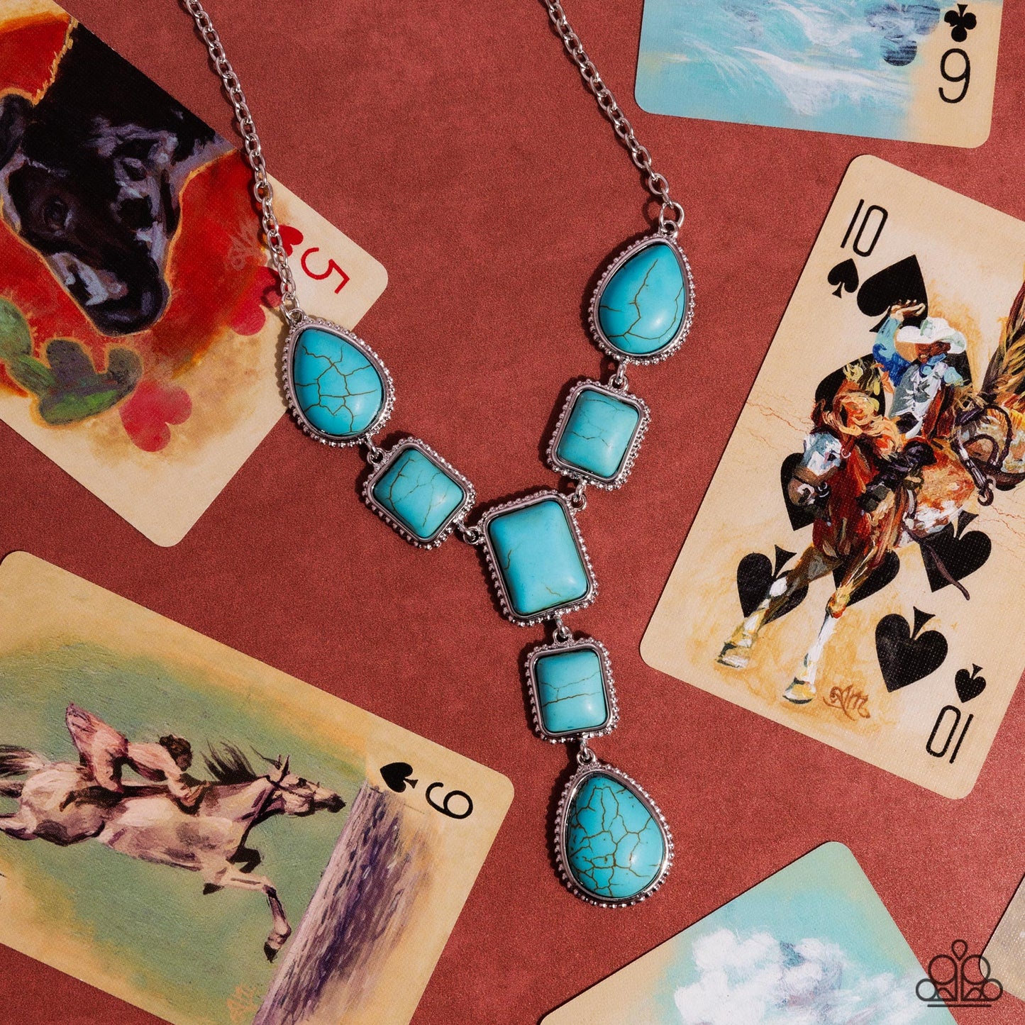 A Finishing Touch Defaced Deal - Blue Necklace