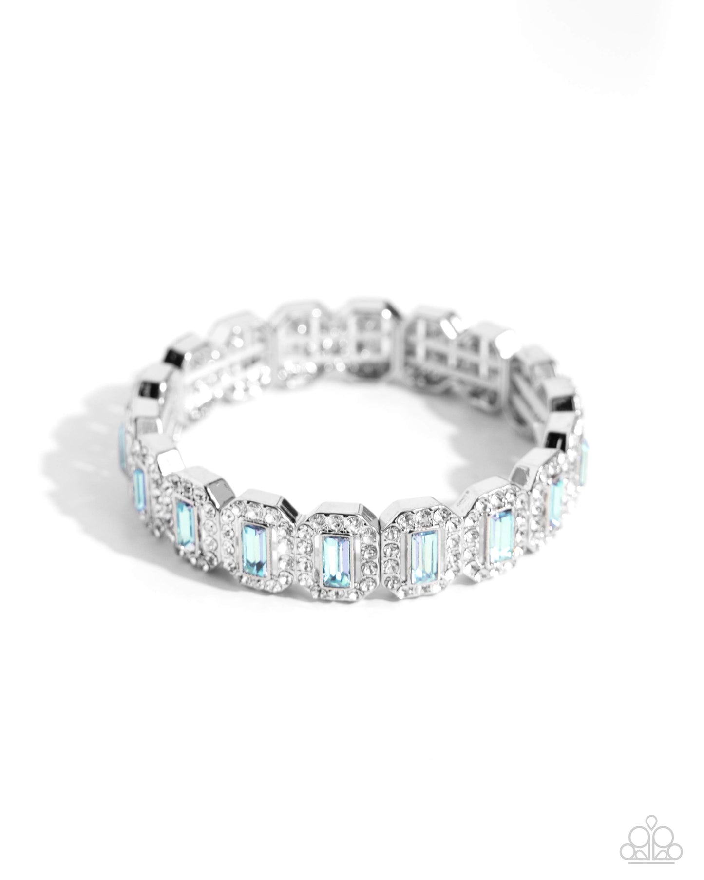 A Finishing Touch Gasp-Worthy Glitter - Blue Bracelet