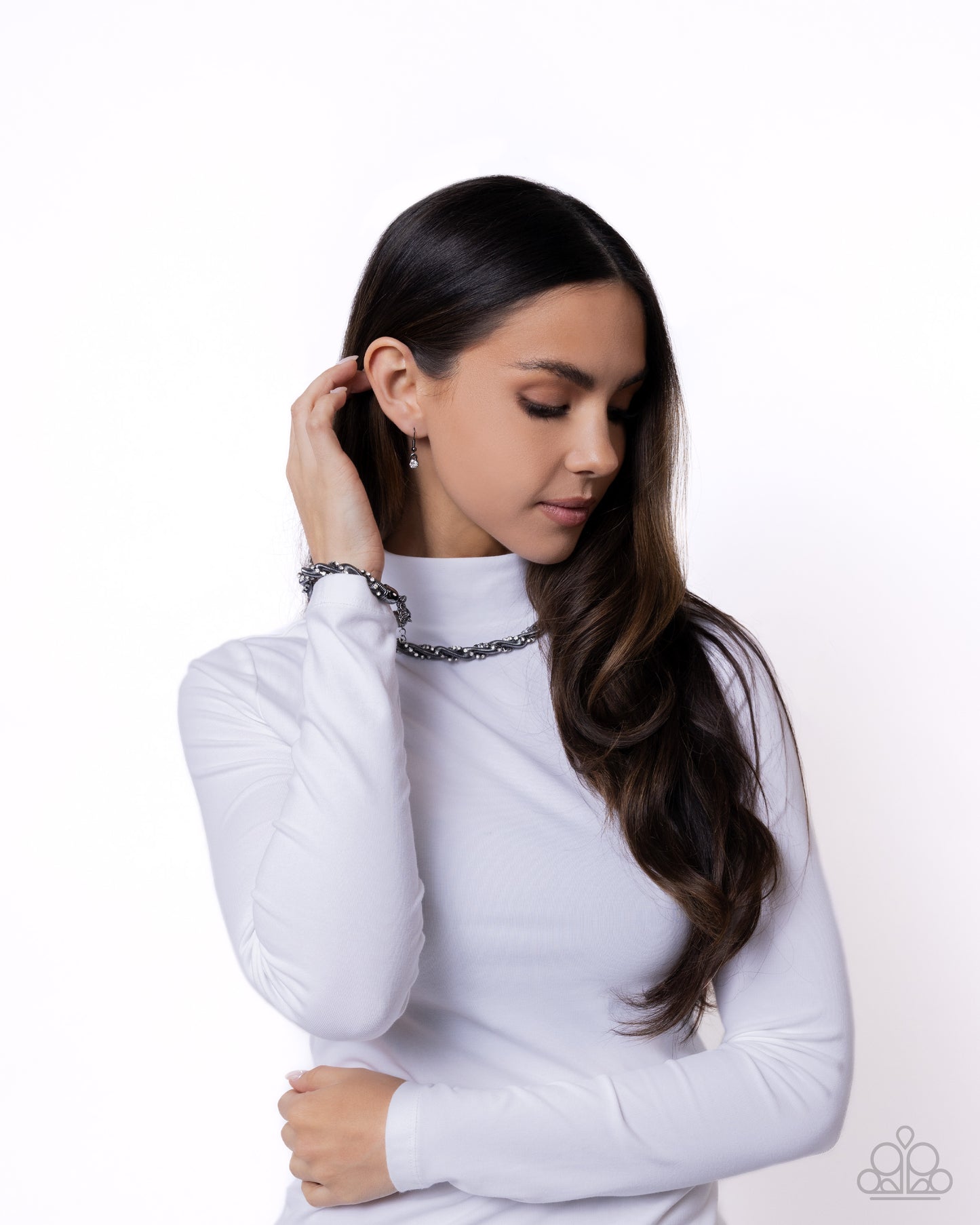 A Finishing Touch Candid Coils - Black Necklace