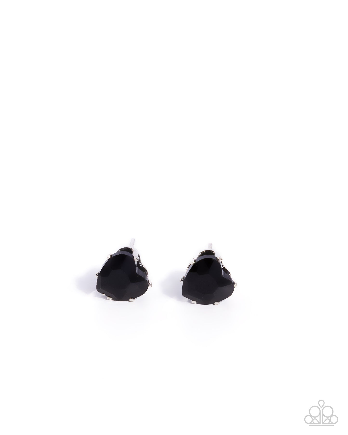 A Finishing Touch Sweetheart Stunner - Black Earrings