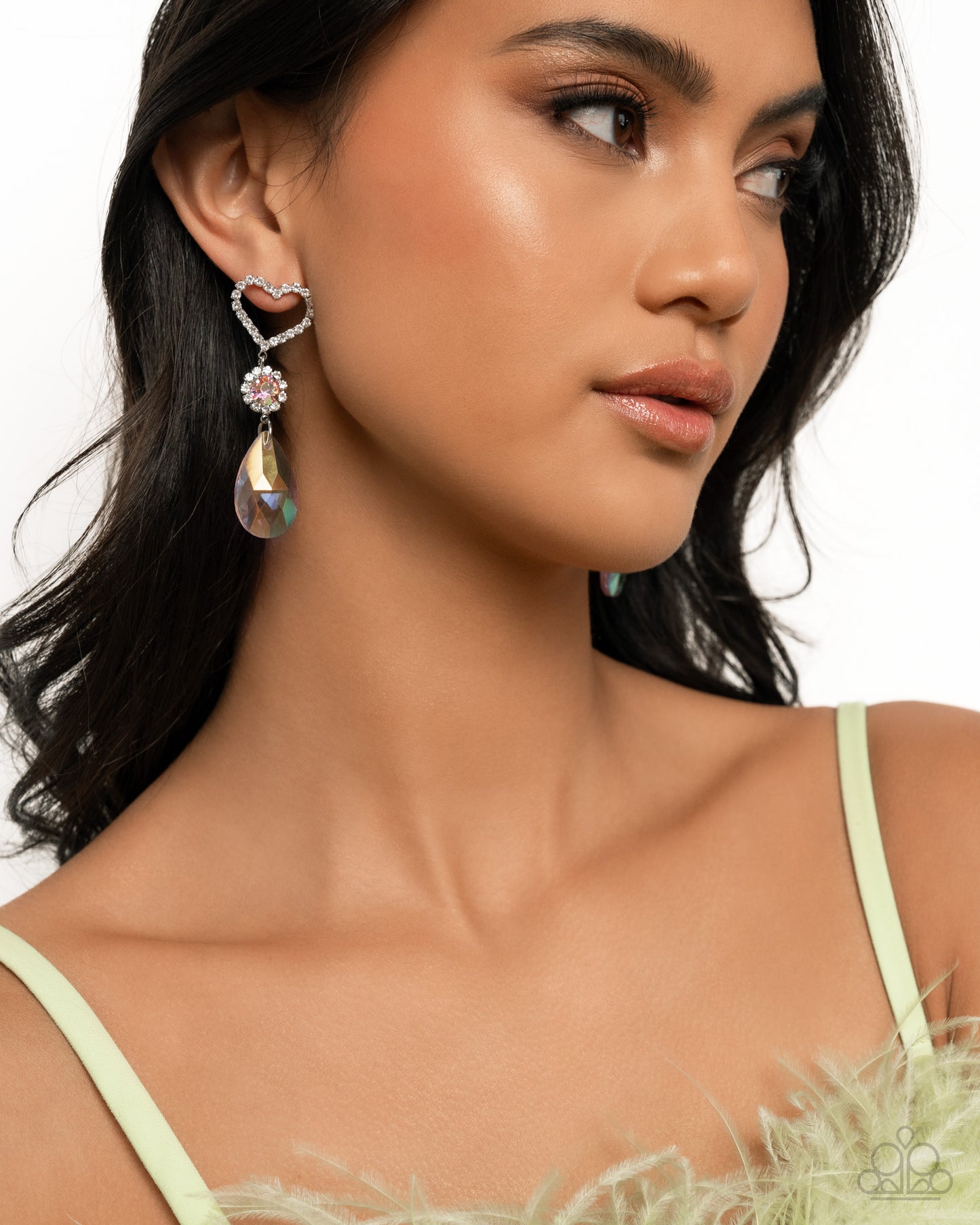 A Finishing Touch Faceted Frenzy - Pink Earrings