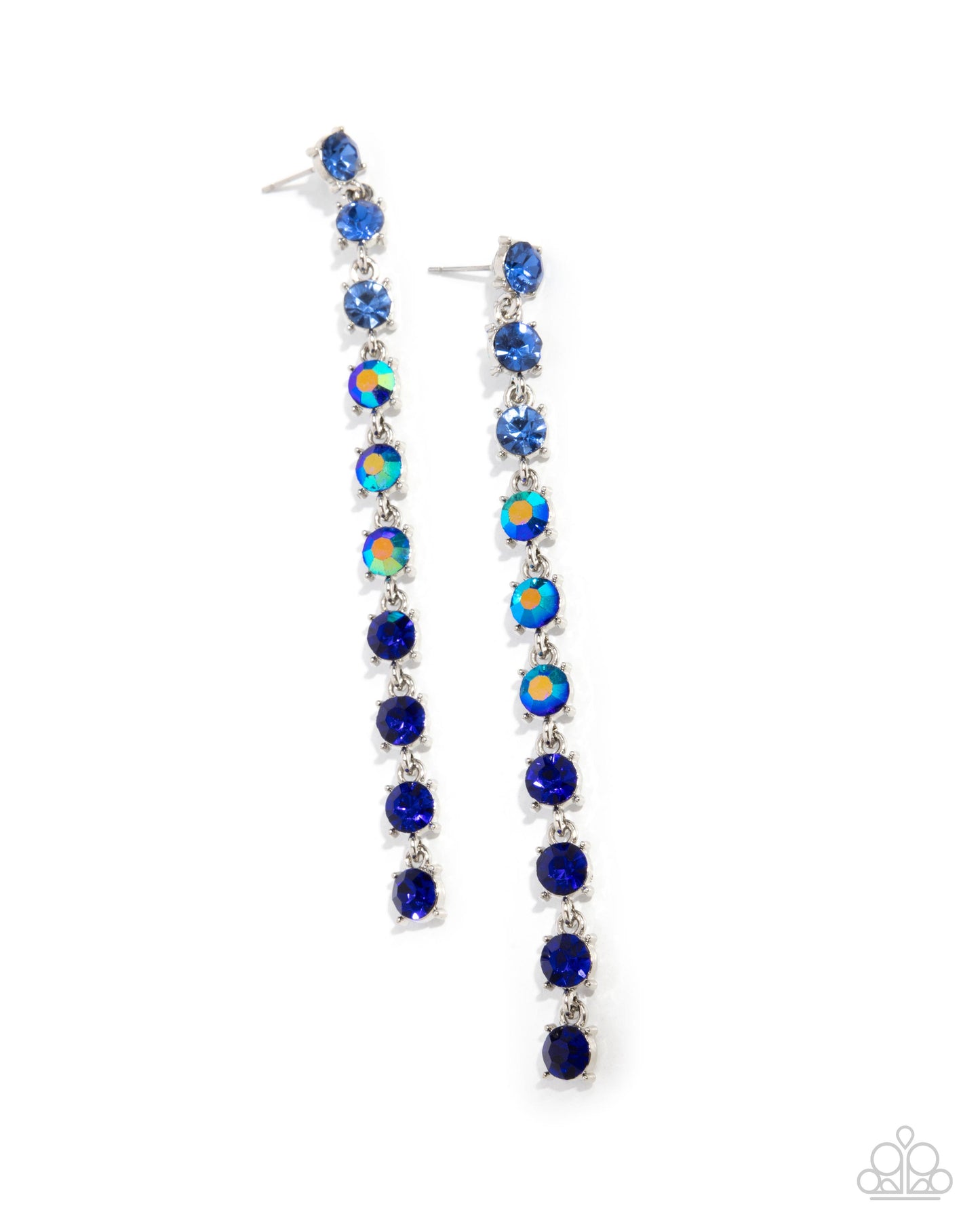 A Finishing Touch Opulent Ombré - Blue Earring