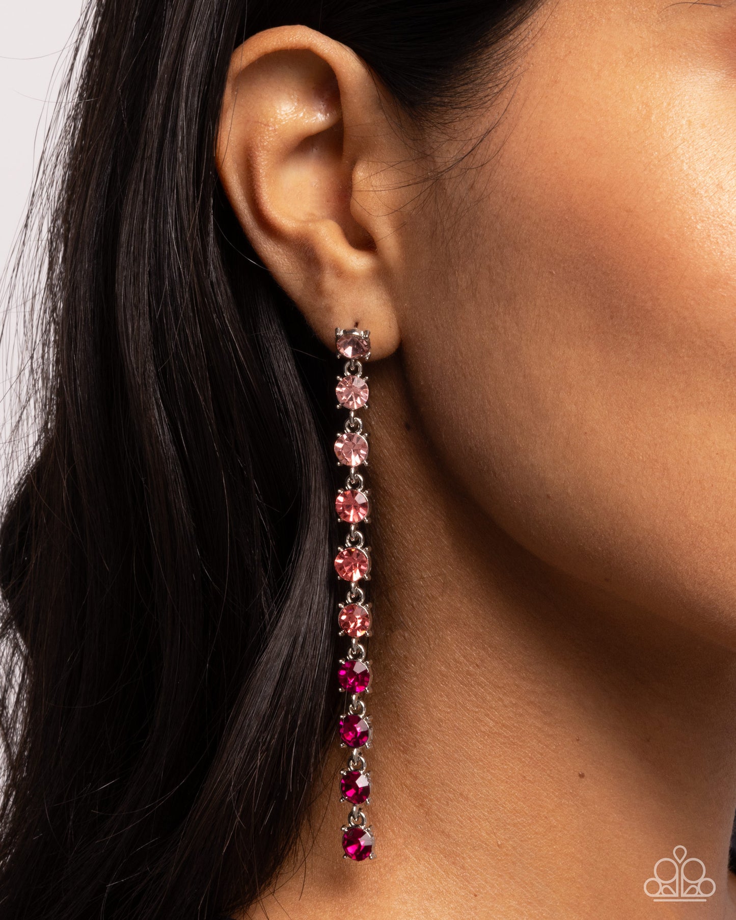 A Finishing Touch Opulent Ombré - Pink Earrings