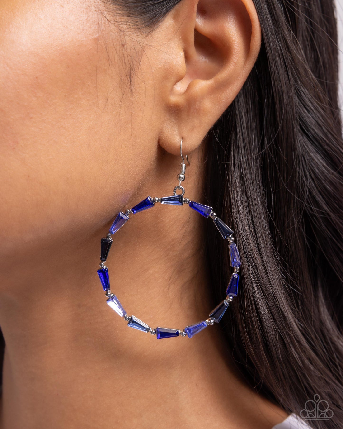 A Finishing Touch Bounce Around - Blue Earrings