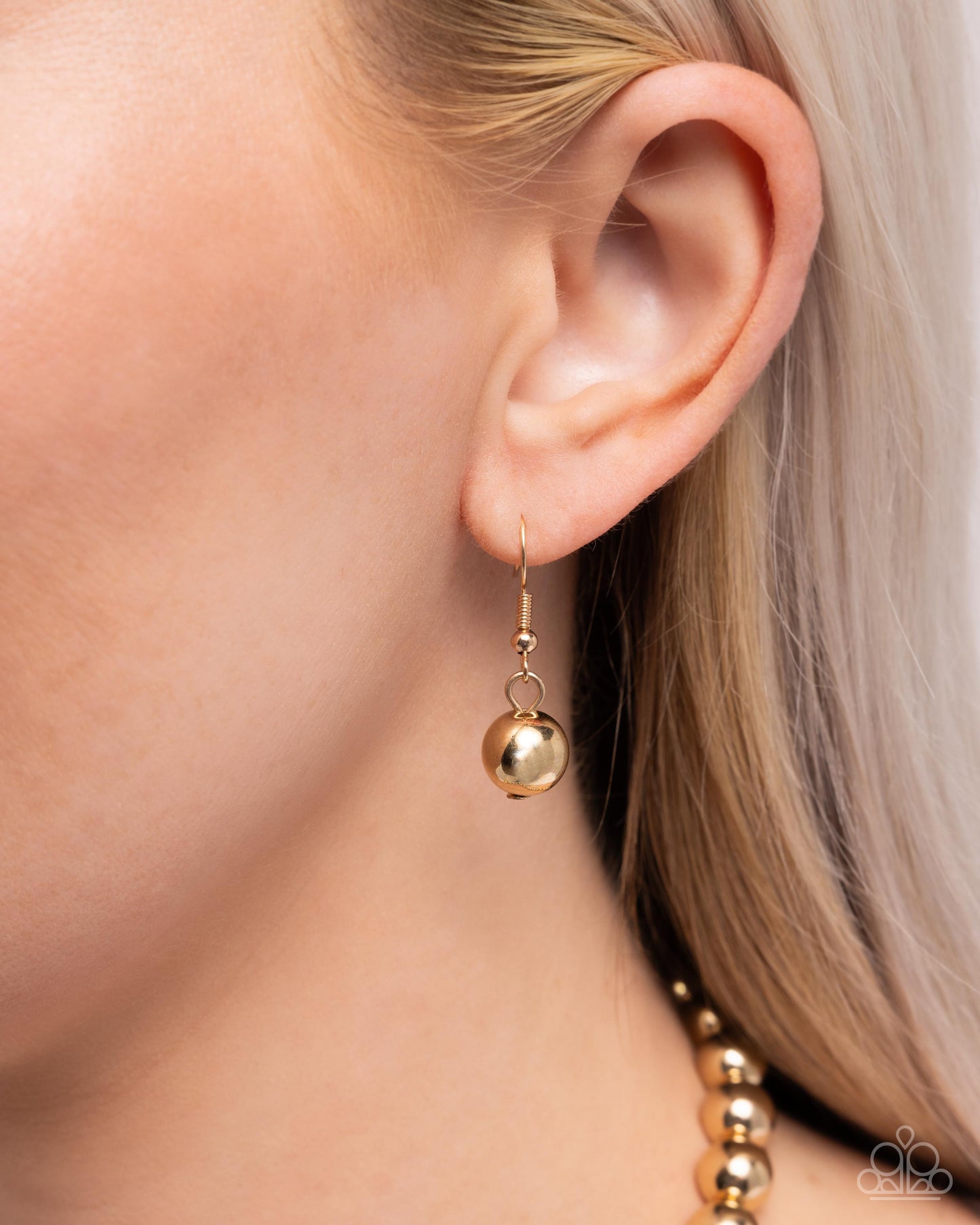 A Finishing Touch Raindrop Rebel - Gold Necklace