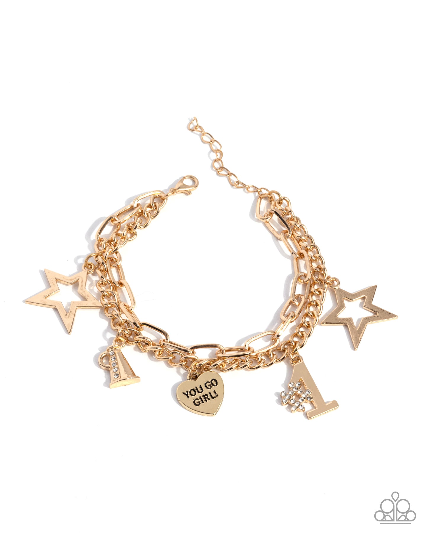 A Finishing Touch Team Spirit - Gold Charm Bracelet