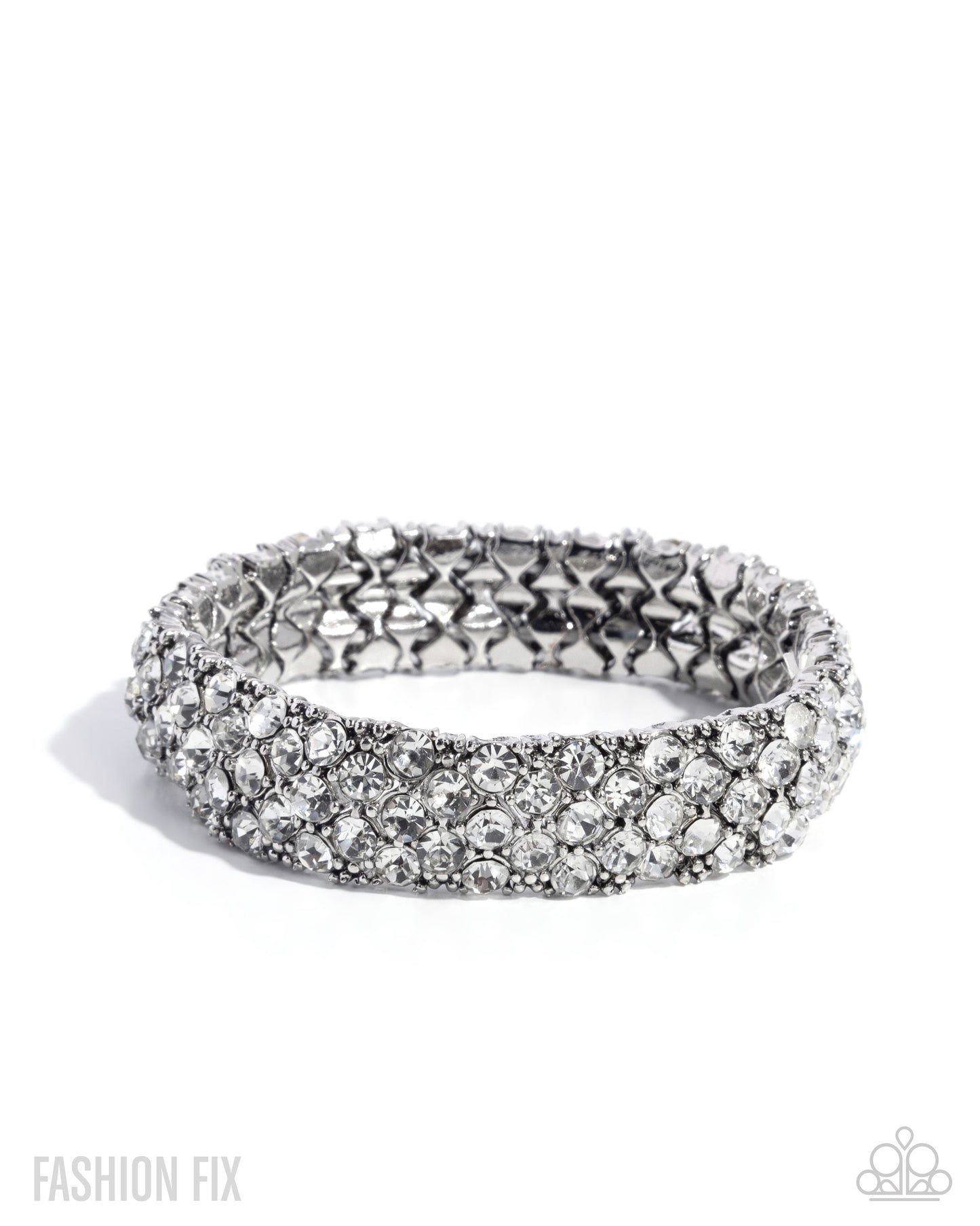 A Finishing Touch Prismatic Perspective - White Bracelet