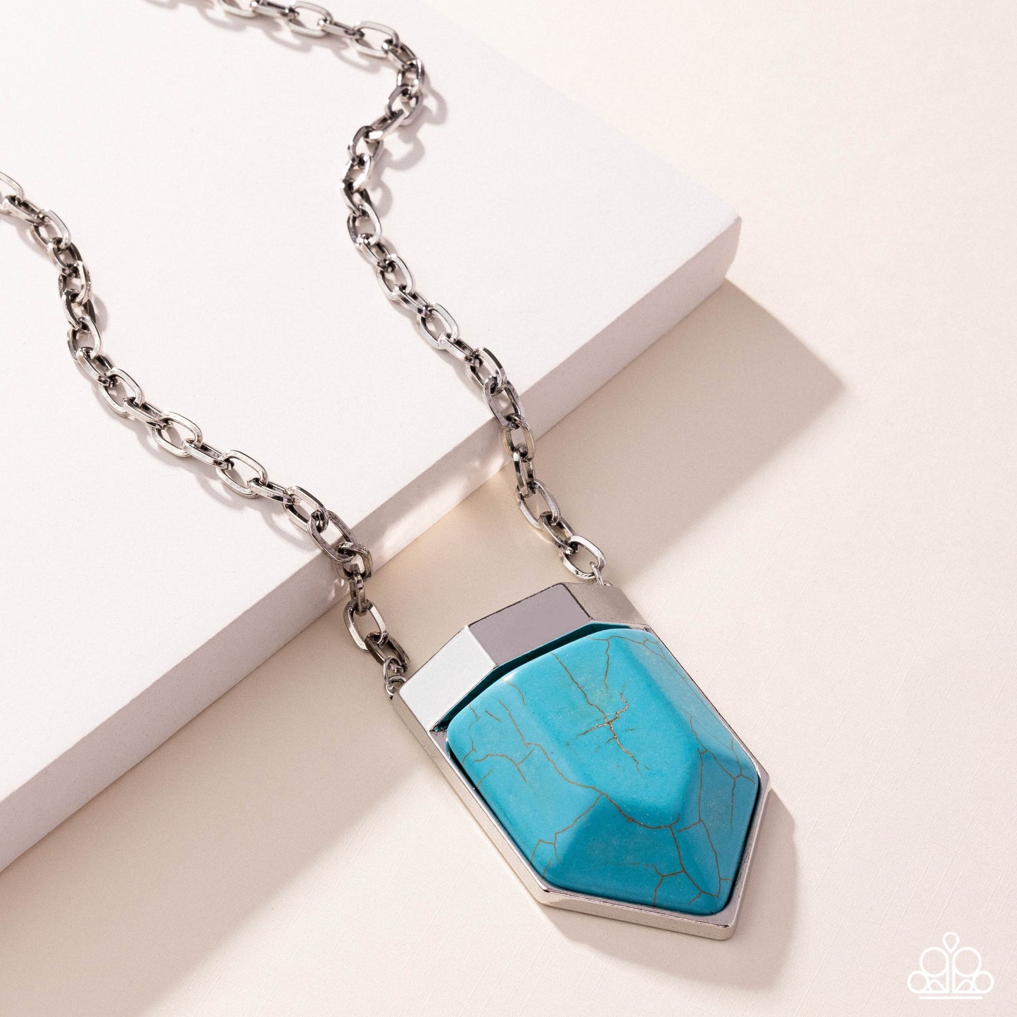 A Finishing Touch Pendant Passage - Blue Necklace
