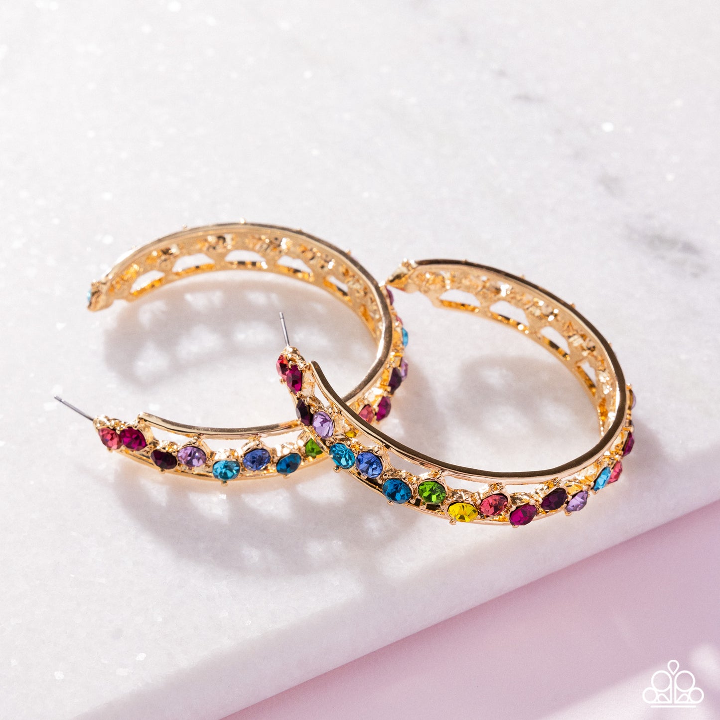 A Finishing Touch Scattered Sophistication - Multi Earrings