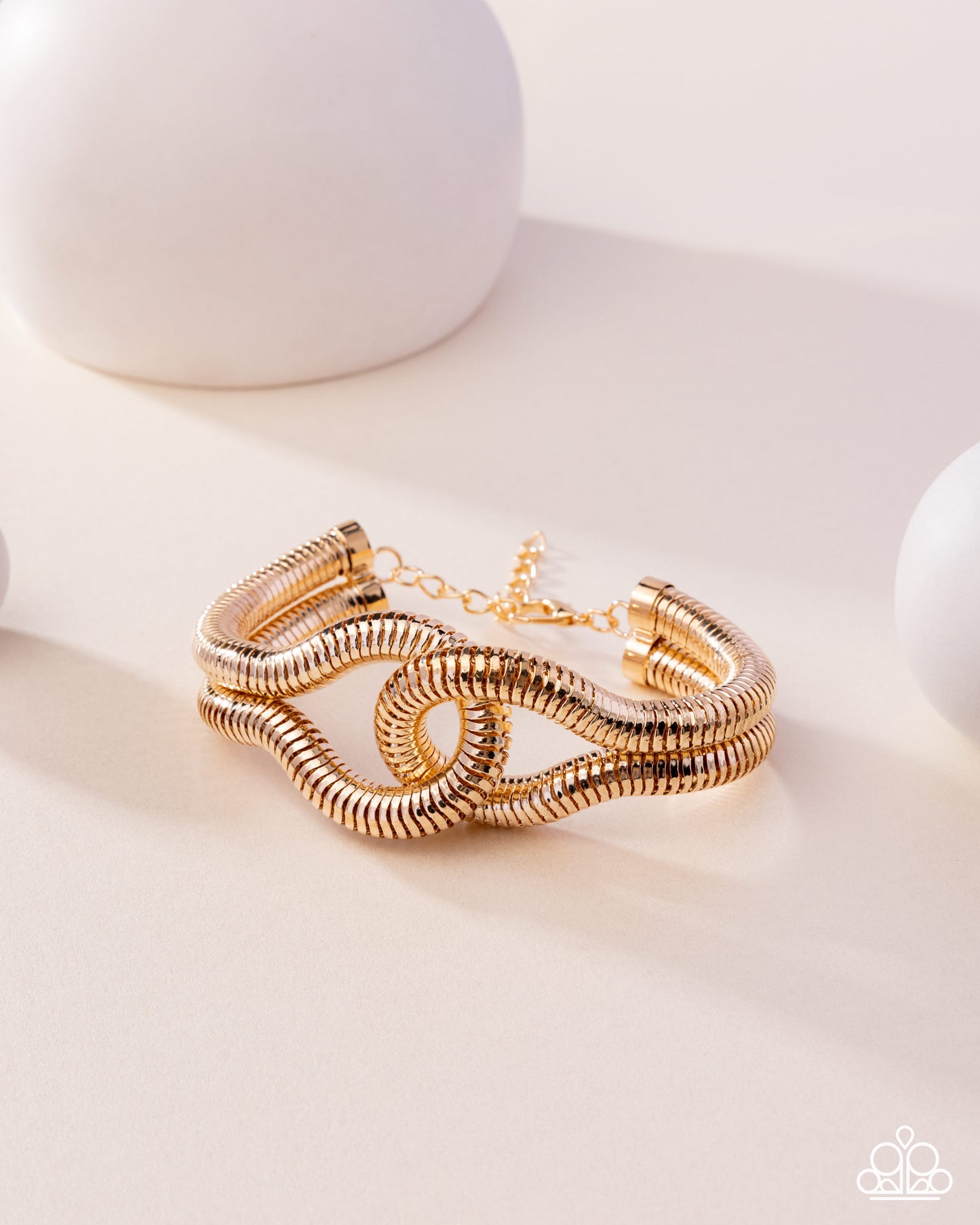 A Finishing Touch Interlocked Ignition - Gold Bracelet