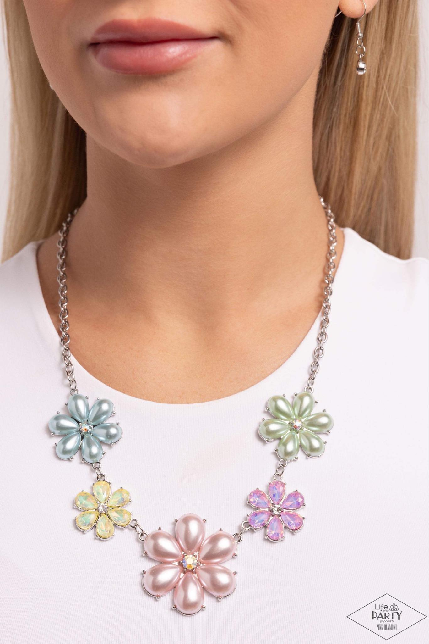 Paparazzi Fiercely Flowering Multi Necklace – A Finishing Touch