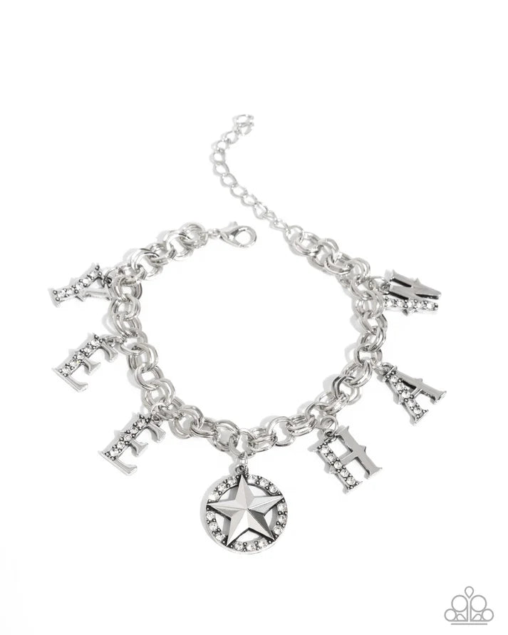 A Finishing Touch Yeehaw Yell - White Bracelet