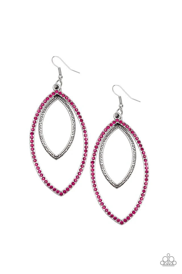 A Finishing Touch High Maintenance - Pink Earrings