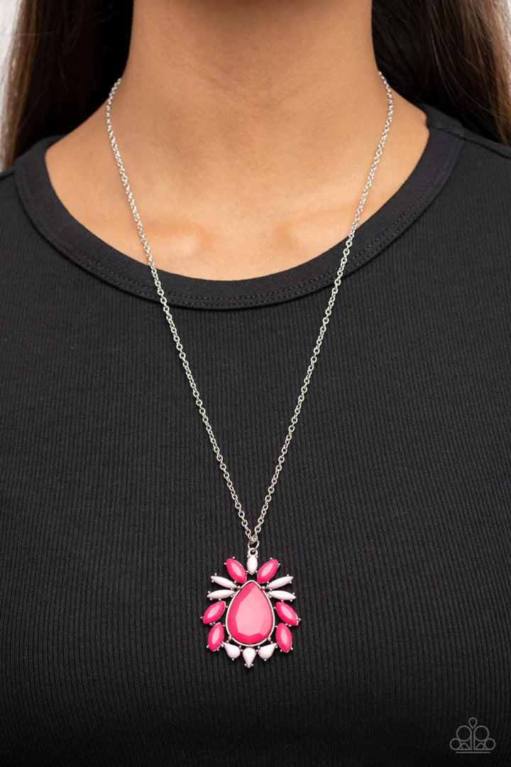Long Necklaces Paparazzi Indie Icon Pink Necklace – A