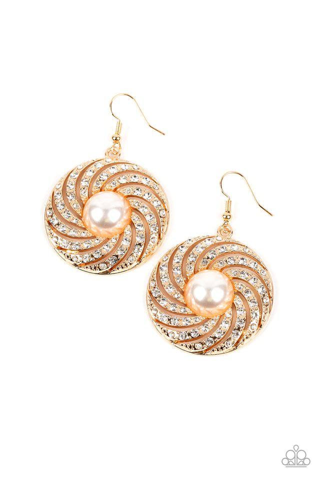 A Finishing Touch Vintage Vortex - Gold Earring
