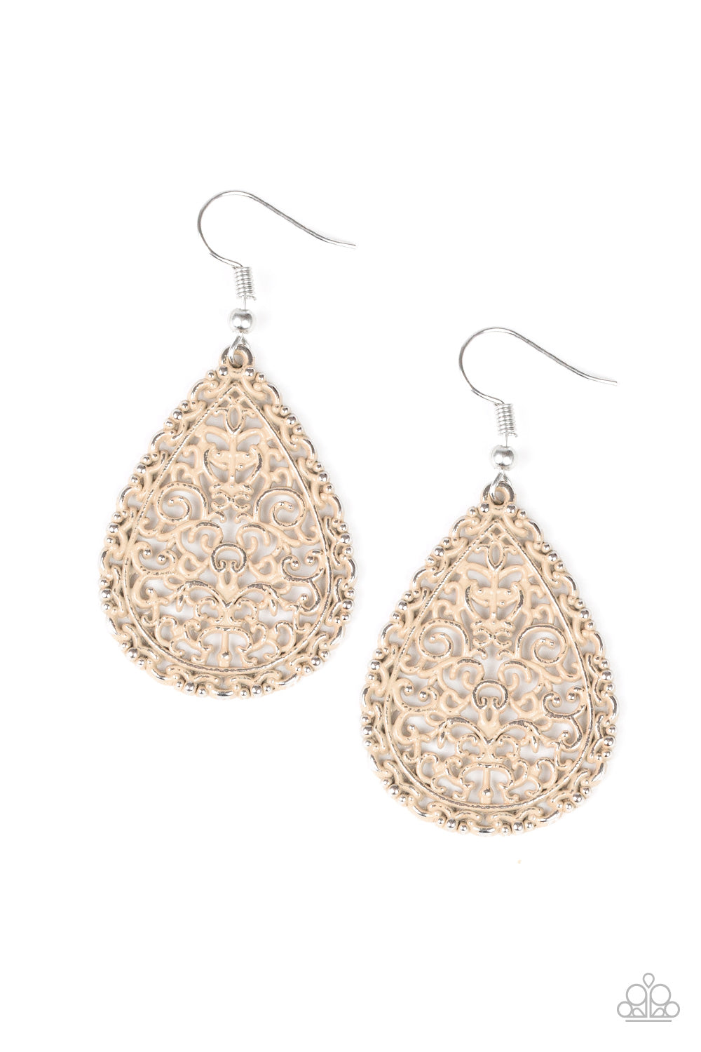Paparazzi Indie Idol - Brown Earrings - A Finishing Touch