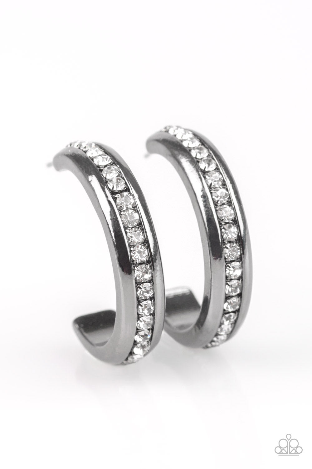 Paparazzi Earrings - 5th Avenue Fashionista - Black Earrings Paparazzi jewelry images