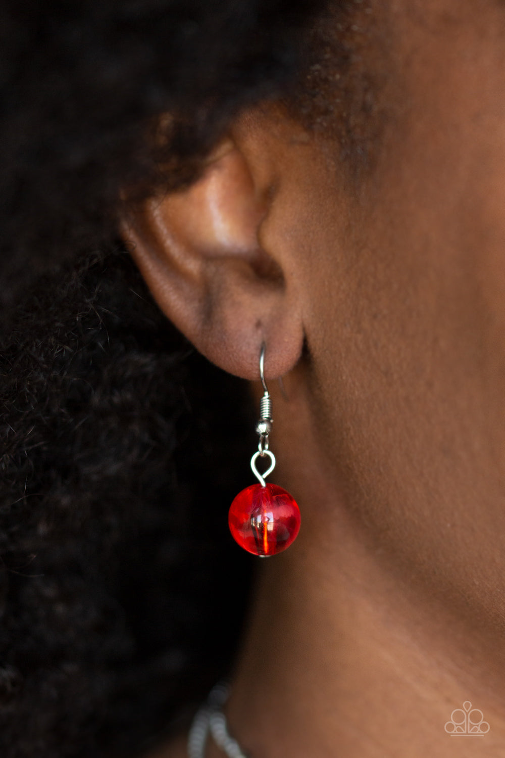 Bead Necklace - Paparazzi Beach Glam - Red Necklace Paparazzi jewelry image