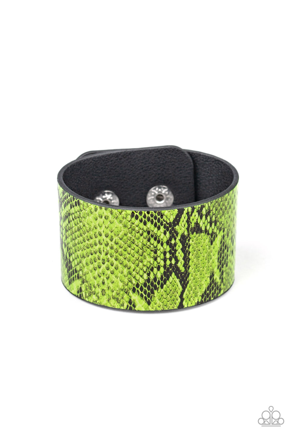 Paparazzi Its a Jungle Out There - Neon Green Bracelet - A Finishing Touch