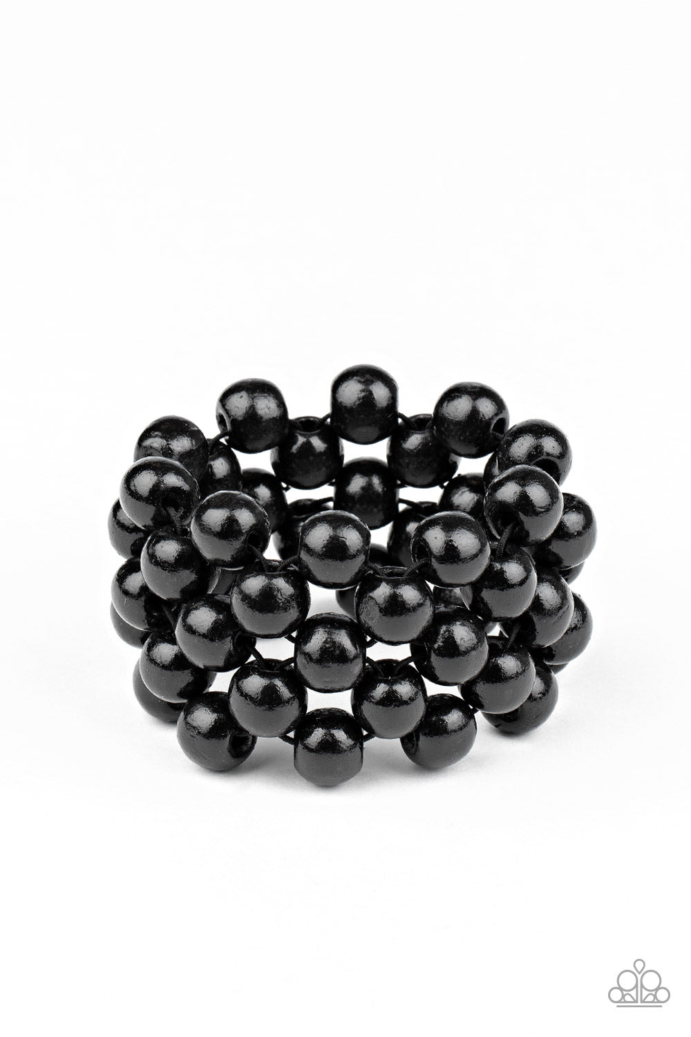 Paparazzi Tiki Tropicana - Black Bracelet - A Finishing Touch