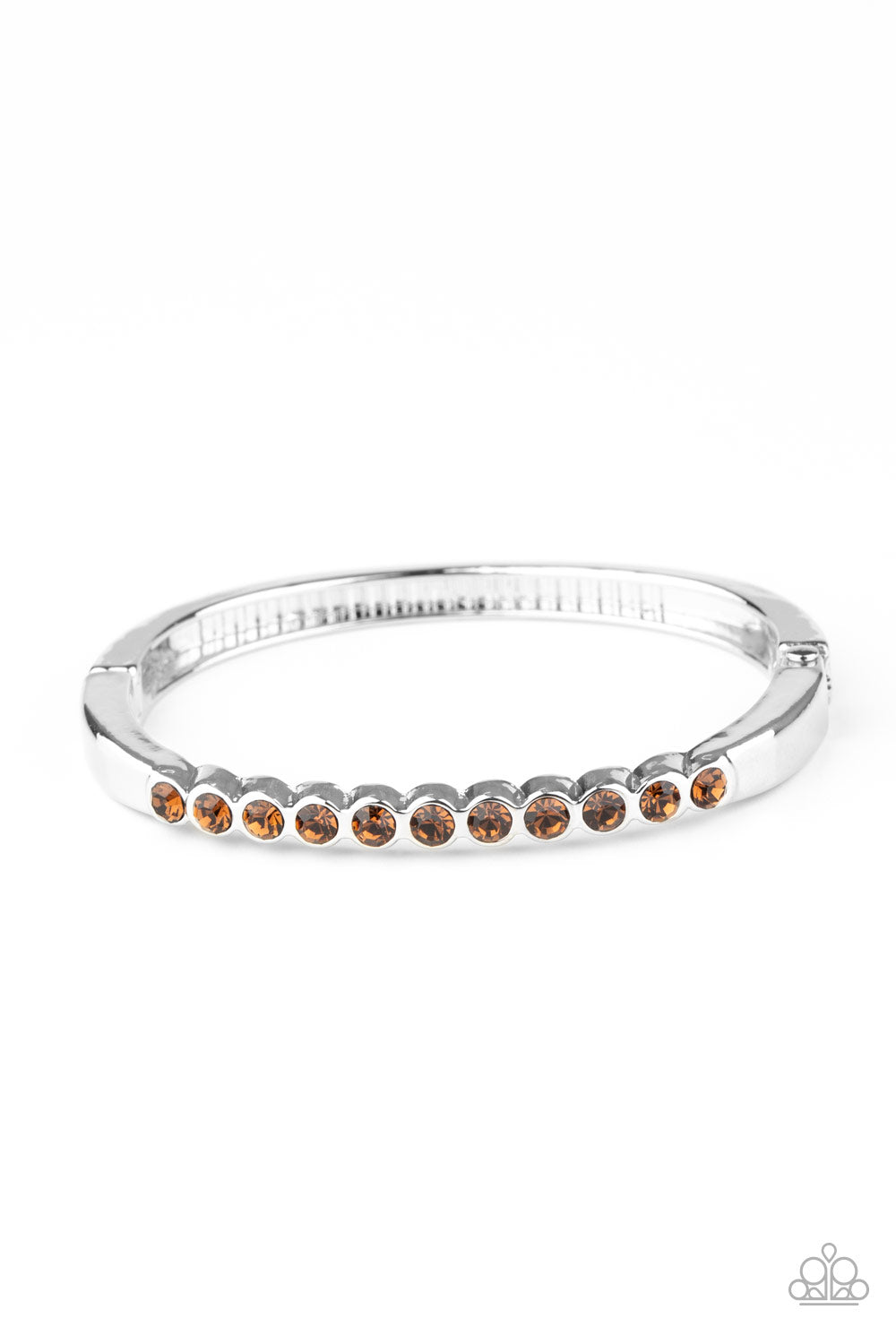 Paparazzi Stellar Beam - Brown Bracelet - A Finishing Touch