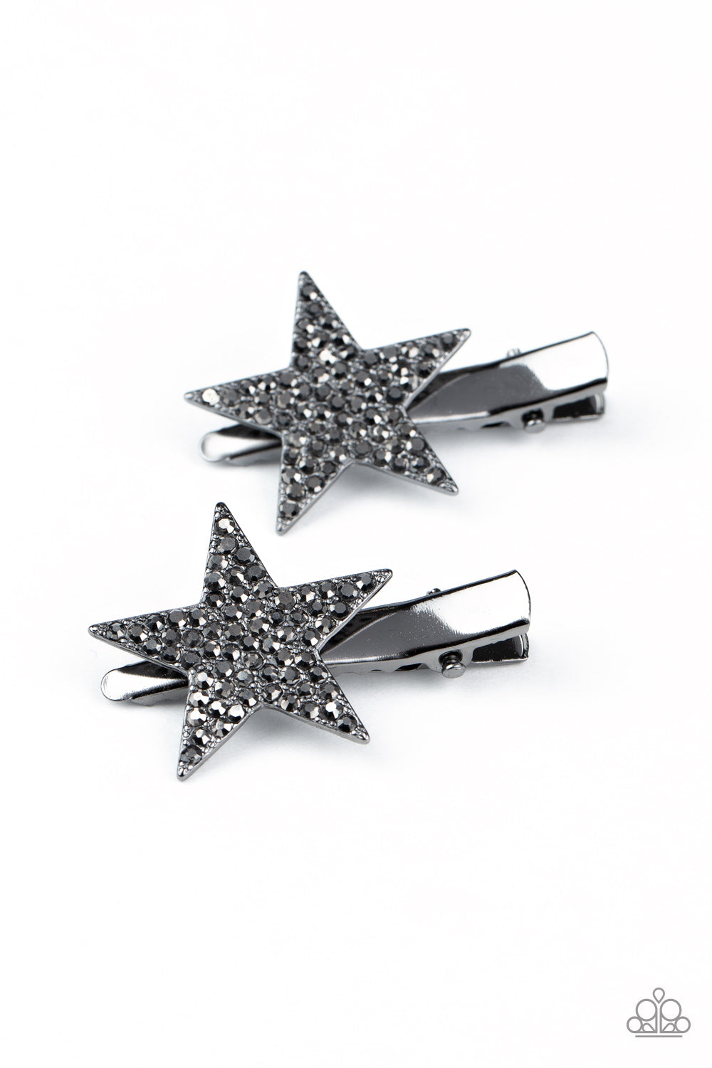 Paparazzi Give Me a Head-STARt - Black Hair Clip - A Finishing Touch
