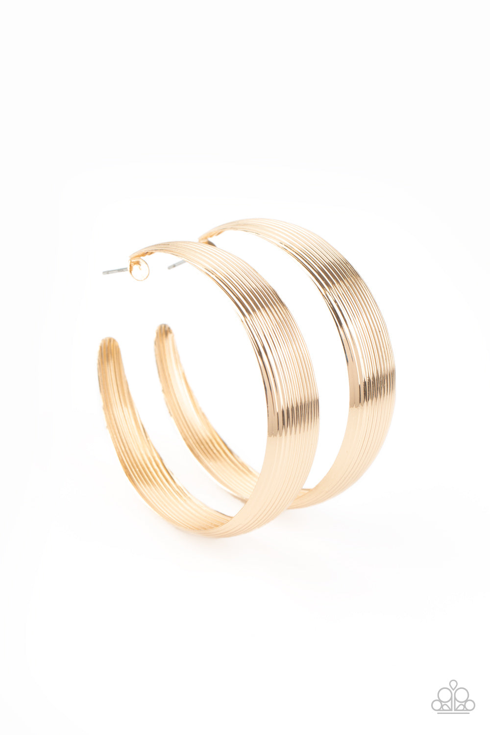 Paparazzi Desert Wanderings - Gold Earrings - A Finishing Touch