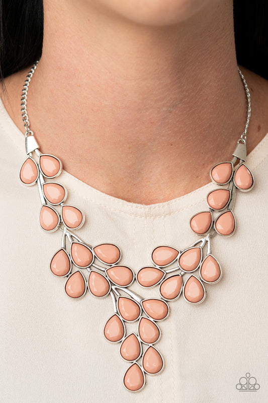 Paparazzi Eden Deity - Pink Necklace - A Finishing Touch 