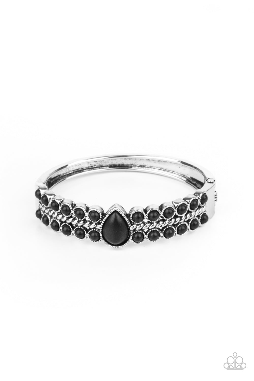 Paparazzi Nature Resort - Black Bracelet - A Finishing Touch