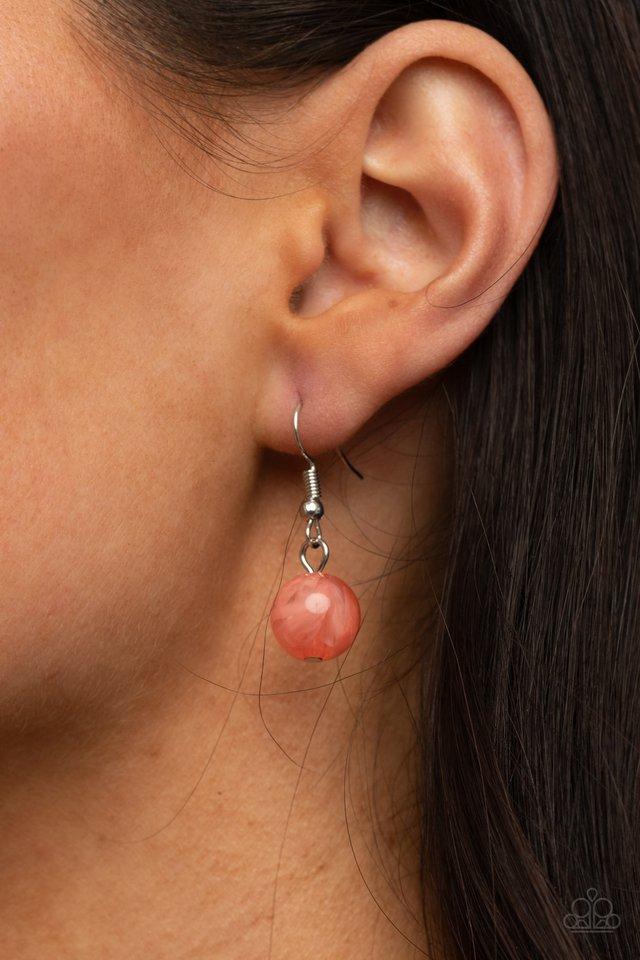 Paparazzi Staycation Stunner - Orange Necklace - A Finishing Touch Jewelry