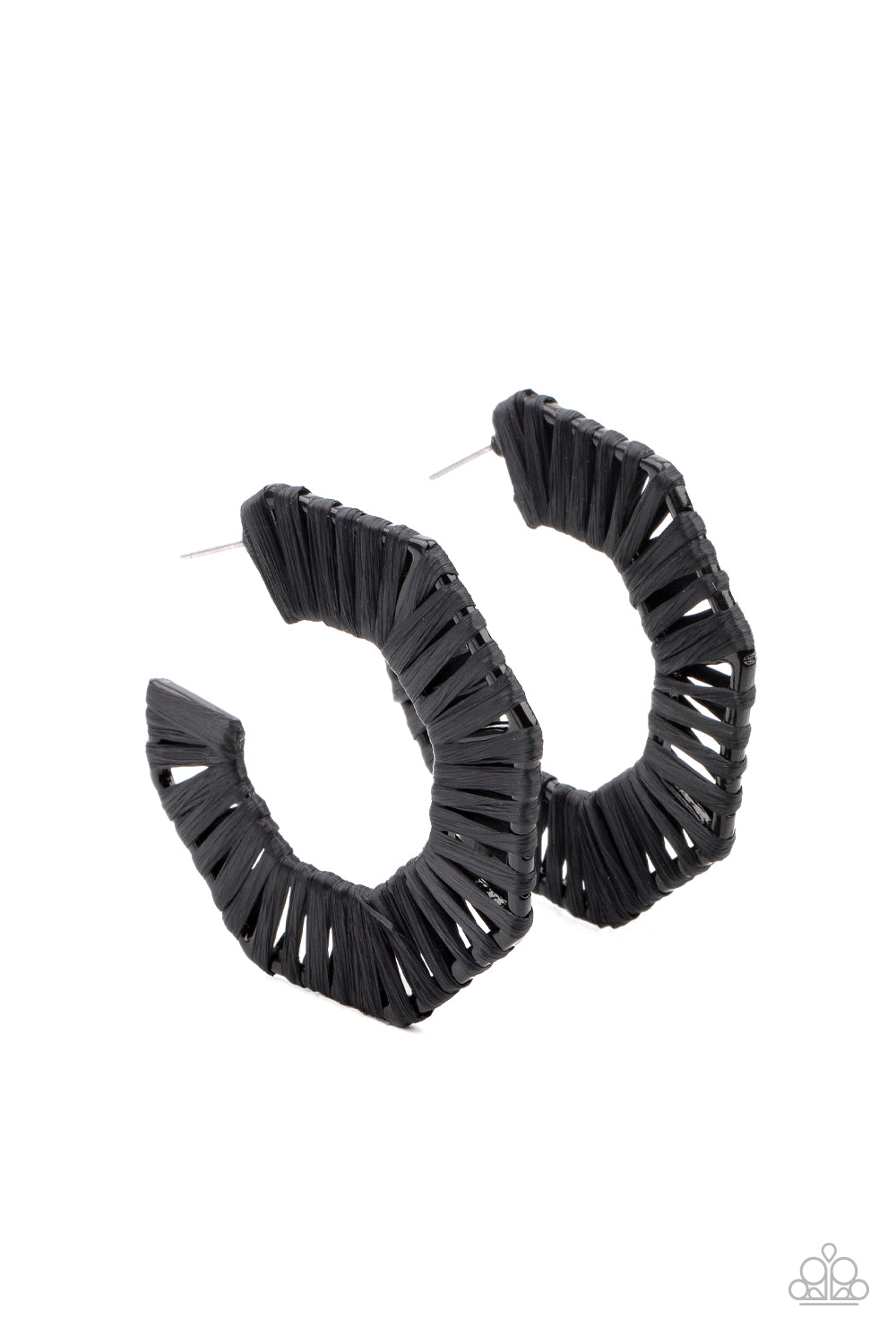 Paparazzi Fabulously Fiesta - Black Earrings - A Finishing Touch Jewelry