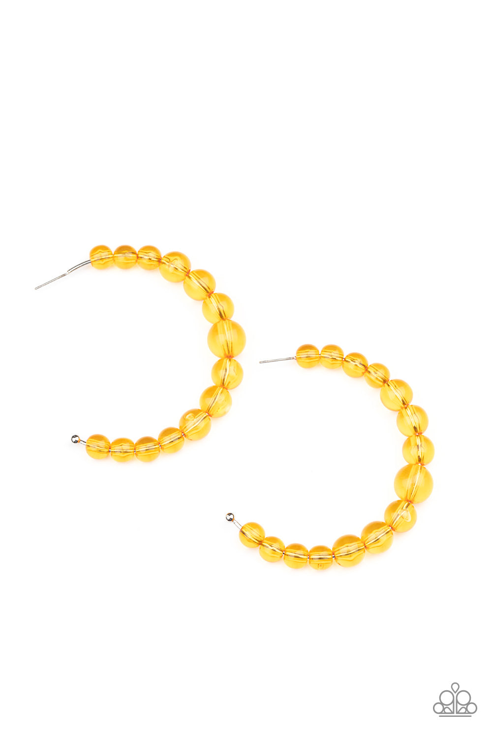 Paparazzi In The Clear - Orange Earrings - A Finishing Touch Jewelry