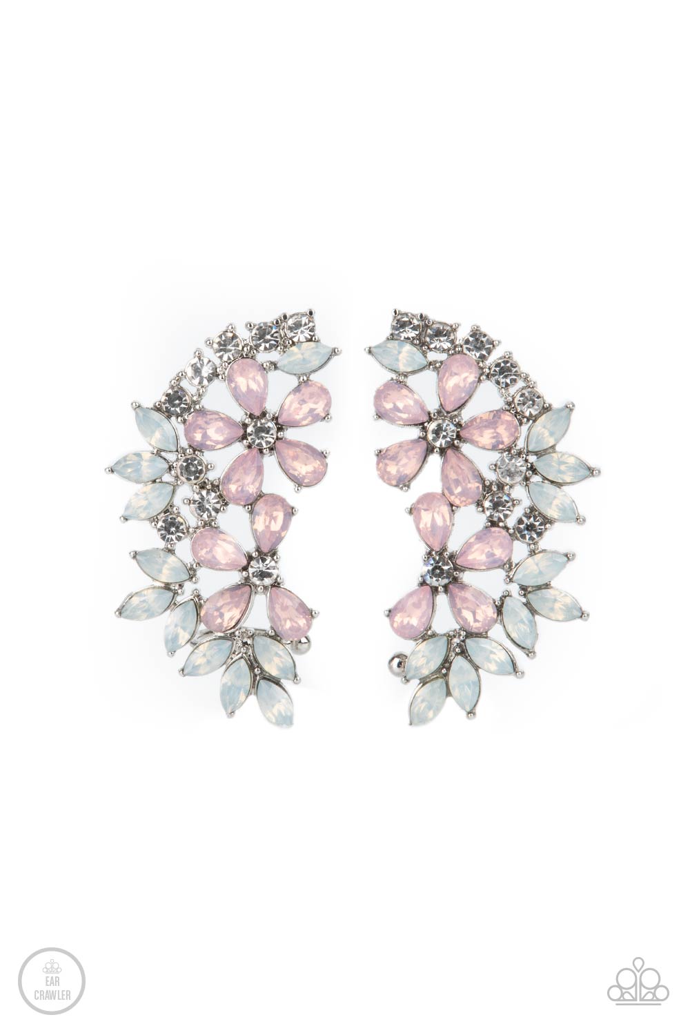 Paparazzi Garden Party Powerhouse - Pink Ear Crawlers - A Finishing Touch Jewelry
