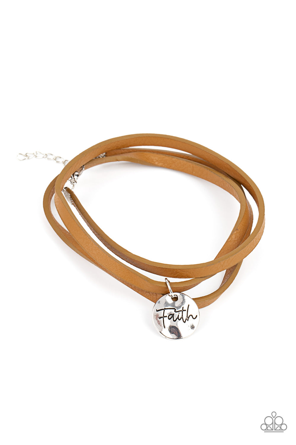 Paparazzi Wonderfully Worded - Brown Bracelet - A Finishing Touch Jewelry