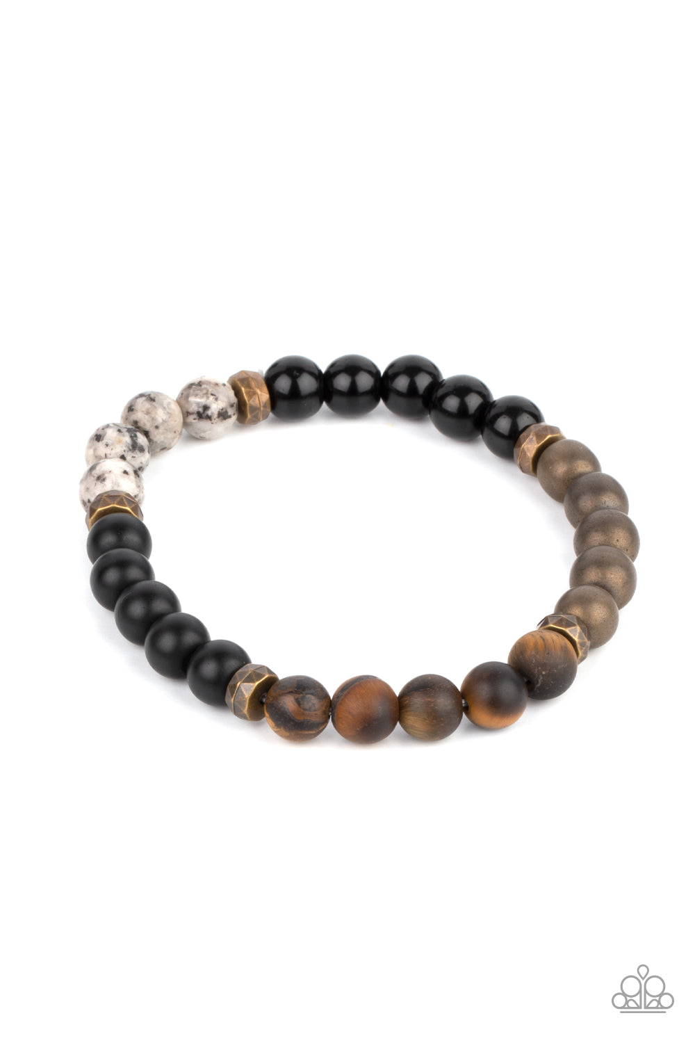 Paparazzi Petrified Powerhouse - Multi Bracelet - A Finishing Touch Jewelry