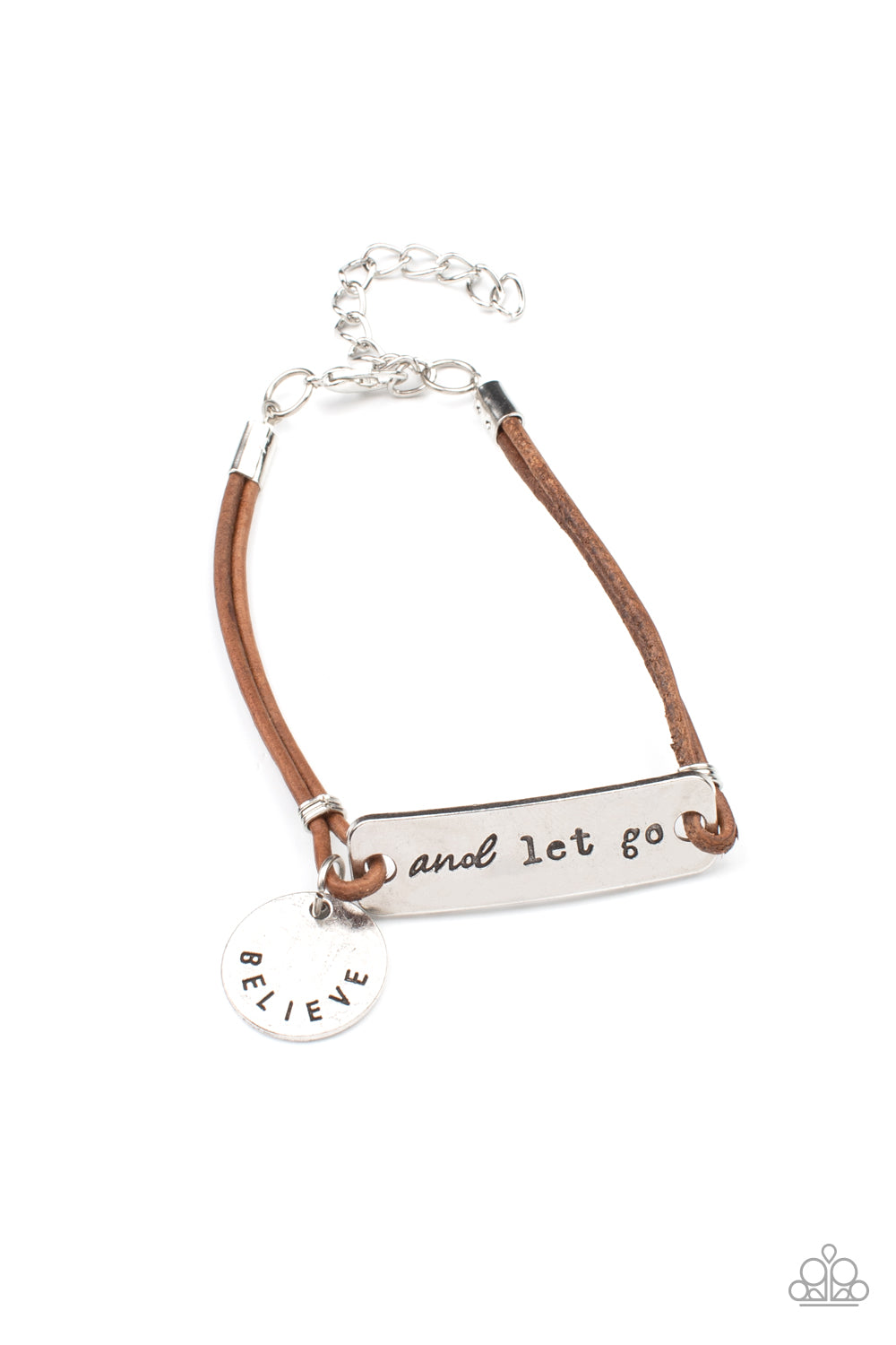 Paparazzi Believe and Let Go - Brown Bracelet - A Finishing Touch Jewelry
