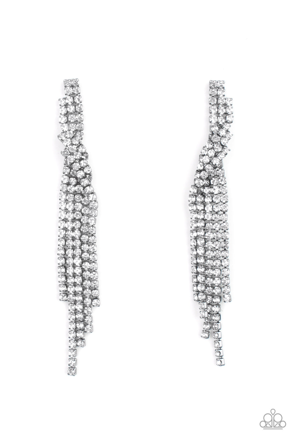 Paparazzi Cosmic Candescence - Black Earrings - A Finishing Touch Jewelry