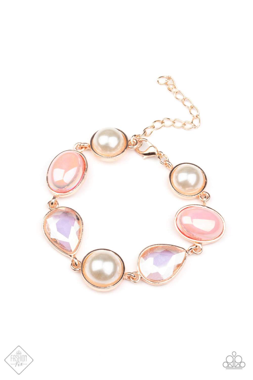 Paparazzi Nostalgically Nautical Fashion Fix - Rose Gold Bracelet - A Finishing Touch Jewelry