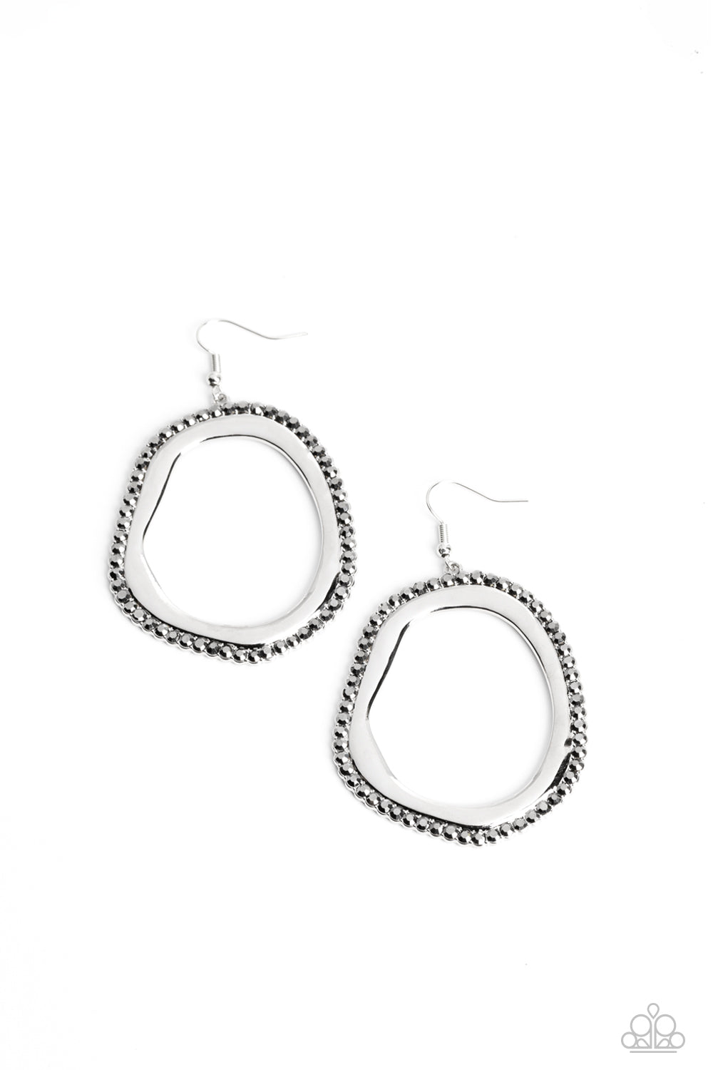 A Finishing Touch Scintillating Shareholder - Silver Earrings