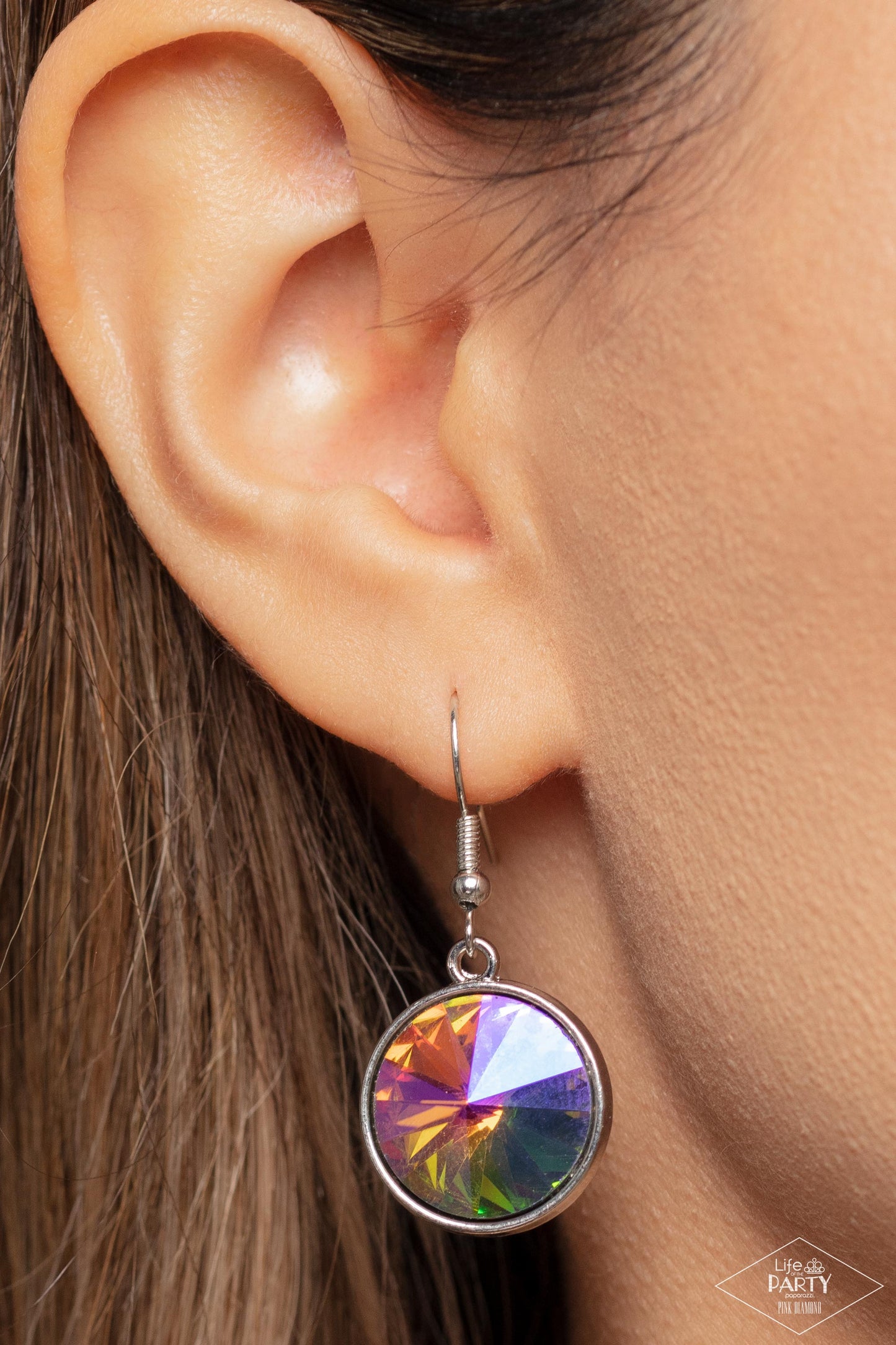 A Finishing Touch She Sparkles On - Multi Necklace