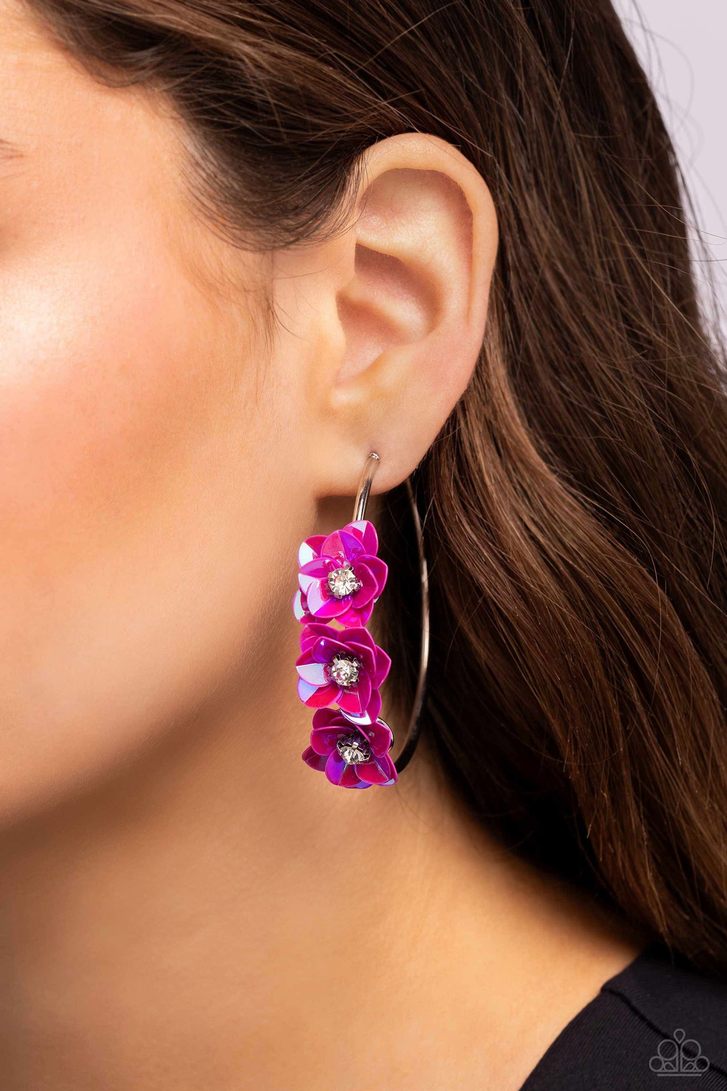 A Finishing Touch Ethereal Embellishment - Pink Earring