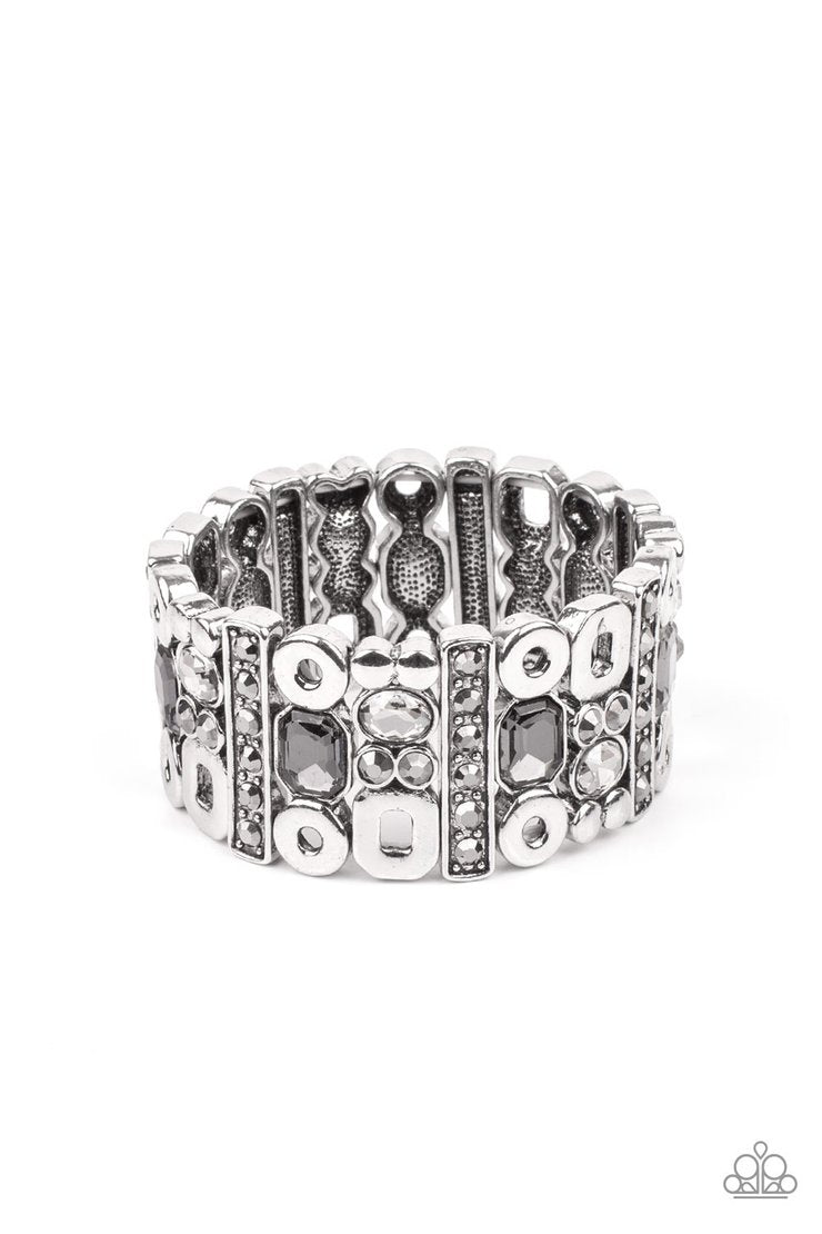 Paparazzi Dynamically Diverse - Silver Bracelet - A Finishing Touch Jewelry