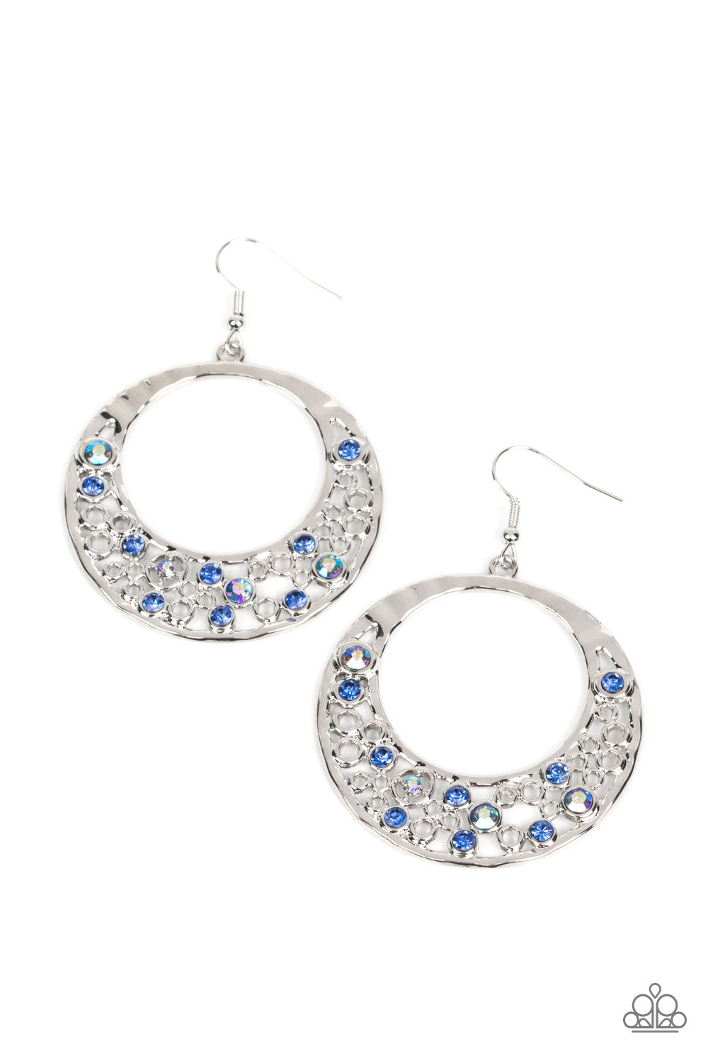 Paparazzi Enchanted Effervescence - Blue Earrings -Paparazzi jewelry Images