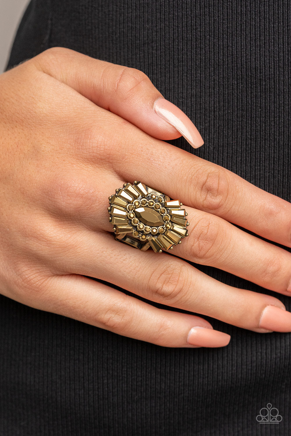 A Finishing Touch Daringly Deco - Brass Ring