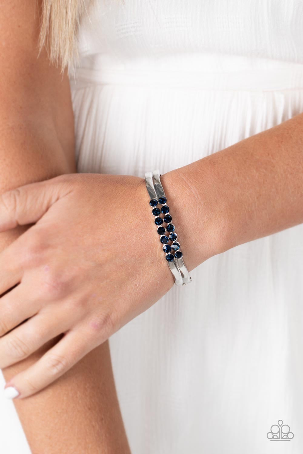 A Finishing Touch Doubled Down Dazzle - Blue Bracelet